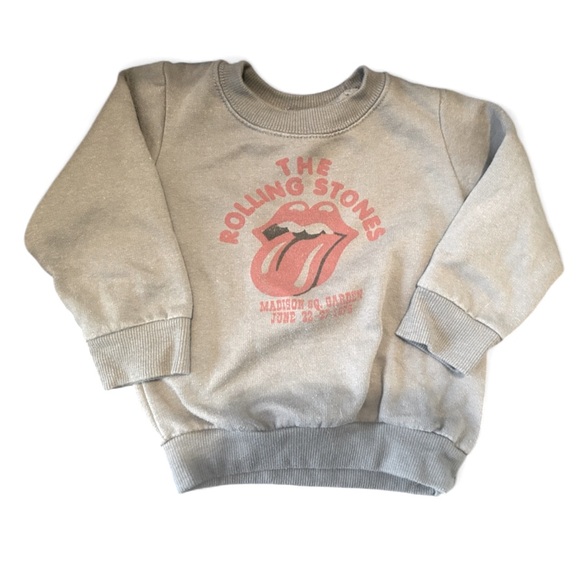 ROLLING STONE Pullover Graphic Band Crewneck Sweater/ Size 2T - Picture 1 of 6